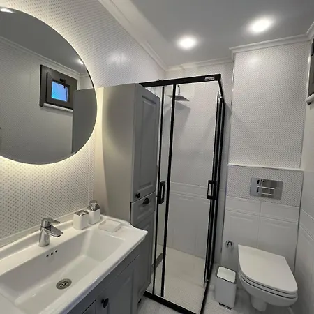شقة Stylish 2-br With Pool Near Sarimsakli *